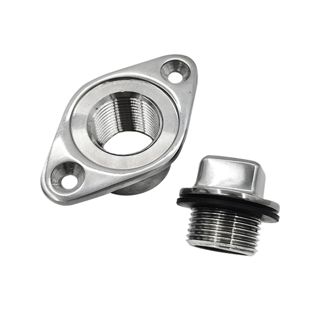 Wasserstopfen Aus Edelstahl 316 In Diamantform Für Boote, Yachten, Heckbereich, Bootszubehör, 1-zoll-stopfen, 25
