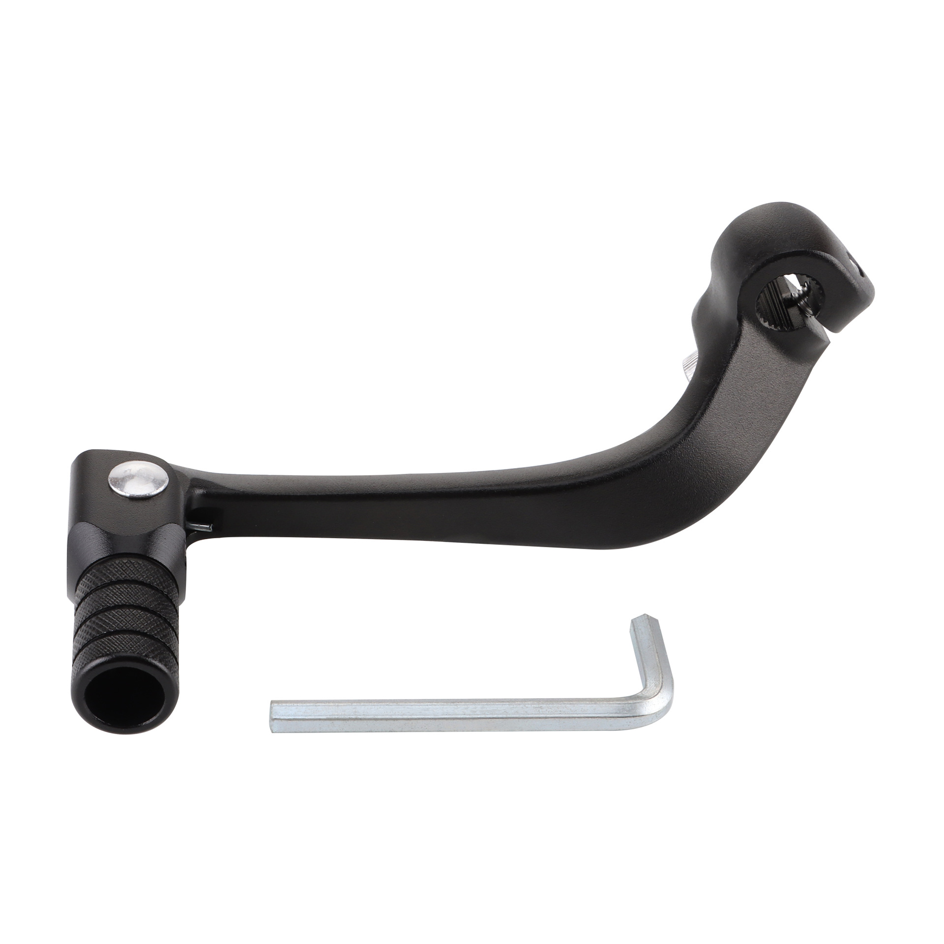 Dtekgaz - Universeller, Klappbarer Schalthebel Aus Schwarzem Aluminium, Kompatibel Mit Honda Crf110 Und Anderen Kinder-/mini-offroad-motorrädern, Verstellbarer Schalthebel Mit Antikollisionsfunktion.