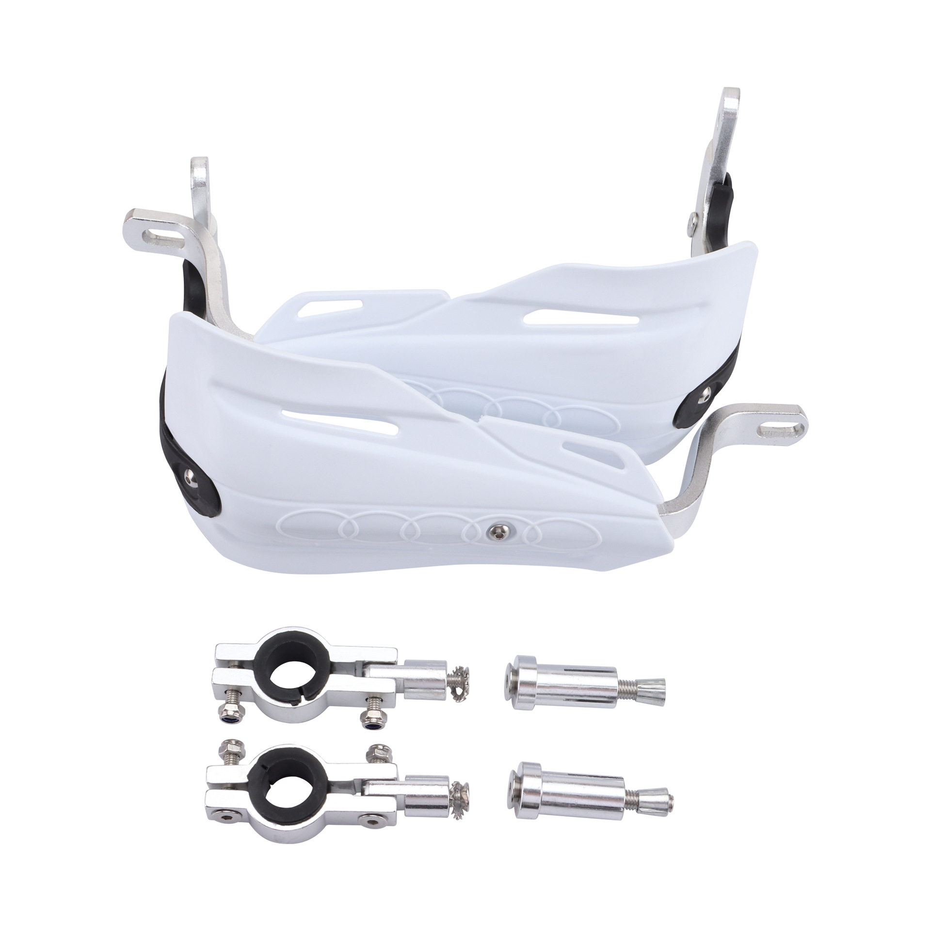 Dtekgaz - Universelle Handprotektoren Aus Aluminiumlegierung Für Offroad-motorräder/quads, Hochfeste Weiße Handprotektoren, Windschutzscheibe, Sturz- Und Kollisionssichere Handprotektoren, Modifiziert