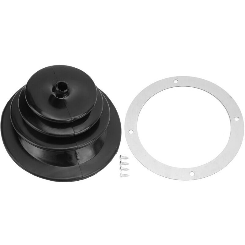 Schutzplatten-set Für Schalt- Und Handbremshebel, Staubdicht, Schwarzes Gummi, Rund, 13,3 Cm (5,25 Zoll), Universell