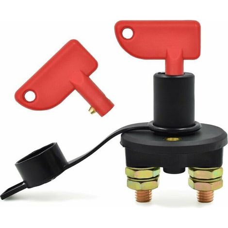 Batterietrennschalter Für Fahrzeuge, 12/24 V, Max. 200 A, Trennschalter, Not-batterietrennschalter Für Lkw, Boote Und Andere Fahrzeuge