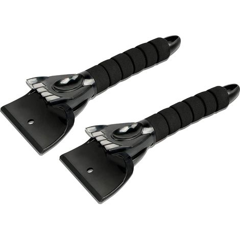 Eiskratzer Fürs Auto, 2er-set, Eiskratzer Für Die Windschutzscheibe, Winterwerkzeug, Eiskratzer Fürs Auto, Schneekratzer Mit Rutschfestem Griff – Schwarz