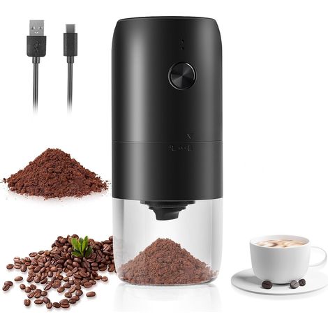 Elektrische Kaffeemühle, Usb-aufladbare Kaffeemühle, Einstellbarer Mahlgrad, Tragbare Kaffeemühle