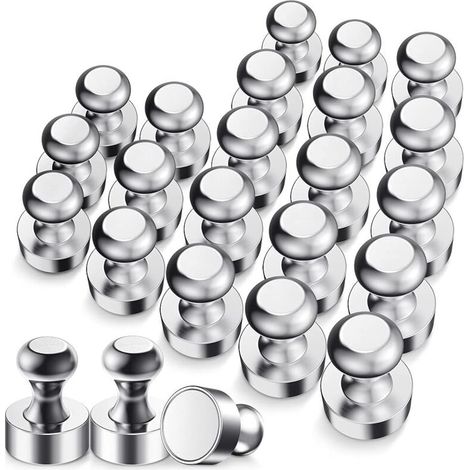 Starker Magnet, Magnete, 12x16mm Extrem Starker Kühlschrankmagnet, Magnetplatte, Mini-tragbarer Magnet (24 Stück)