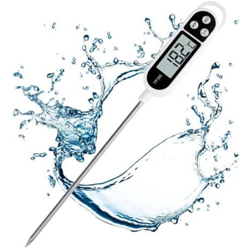 Digitales 3-sekunden-sofortthermometer Für Heißgetränke, Milch Und Süßwaren Zuckerthermometer Mit Langer Kochsonde