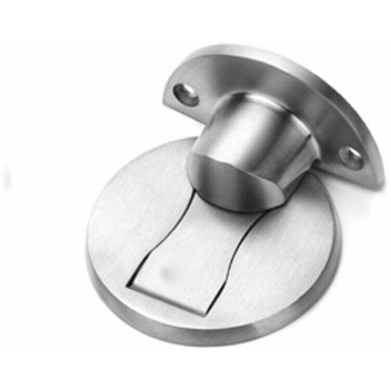 Magnetischer Türstopper Aus Edelstahl 304, Türhalter Für Zuhause, Restaurant Und Büro – Gebürstetes Silber – Fei Yu