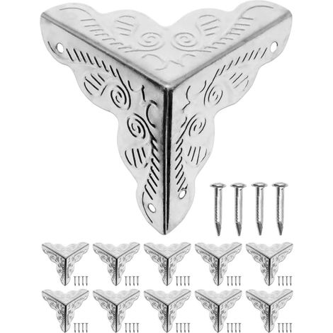 Set Mit 32 Silbernen Möbeleckenschonern