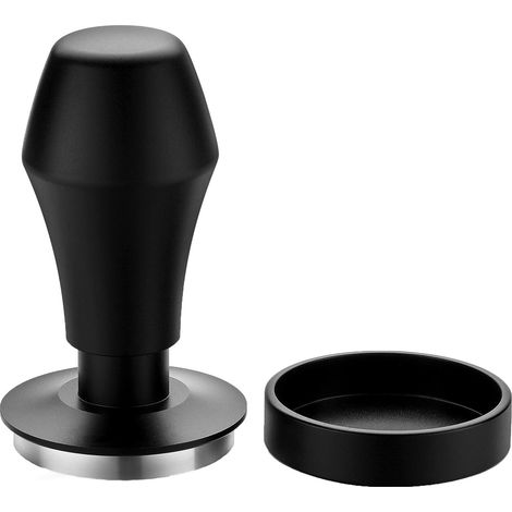 Kaffeerührer, Aluminium/edelstahl, 55 Mm, Schwarz/silber