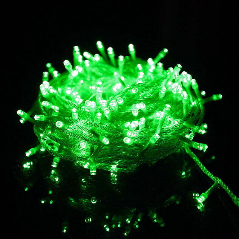 10 Meter Lange Lichterkette Für Den Außenbereich – 100 Leds, Schutzart Ip65 – Grün – 8 Steuermodi – Für Die Dekoration Im Innen- Und Außenbereich