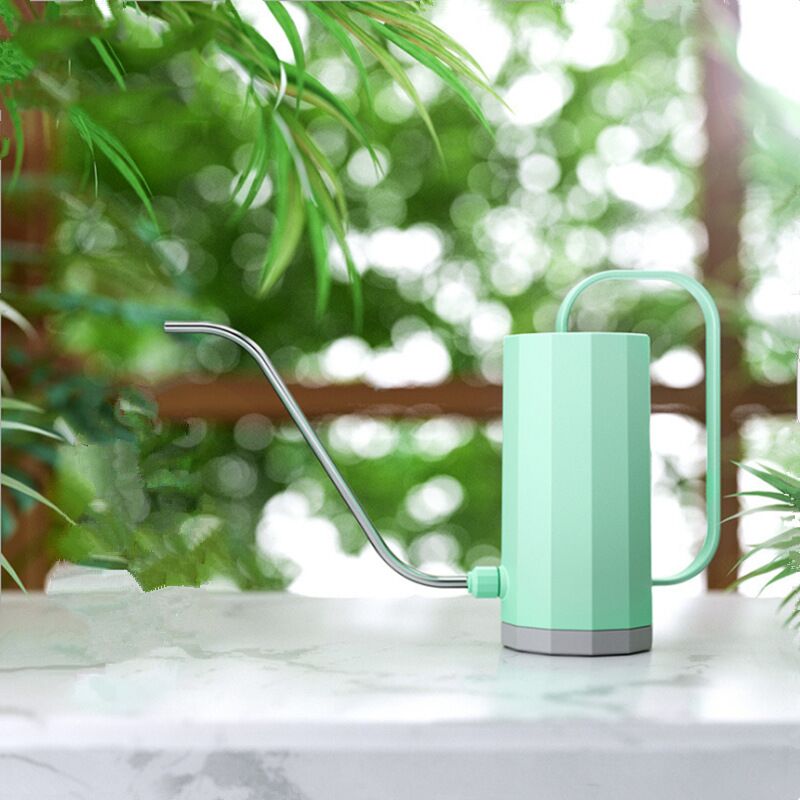 Gießkanne Für Zimmerpflanzen Mit Langem, Glattem, Tropffreiem Ausguss, Perfekt Für Zimmer- Und Gartenpflanzen (grün)