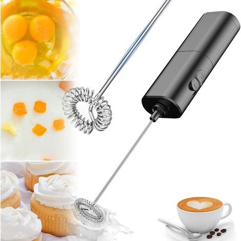 Mini-elektro-schneebesen, Milchaufschäumer, Mixer, Mini-schaumgerät, Mini-kaffeebesen
