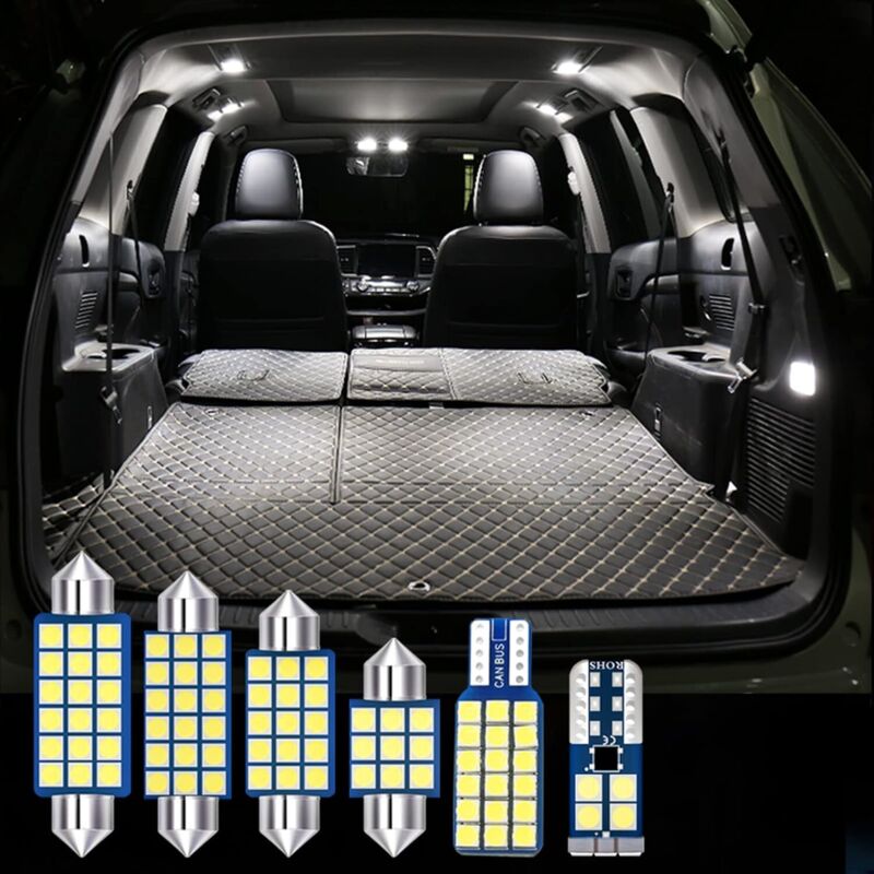 5-teilige 12v Led-lichterkette Für Den Fahrzeuginnenraum, Geeignet Für Karten-, Lese- Und Kofferraumbeleuchtung, Passend Für Land Rover Freelander 2 (2006-2014)
