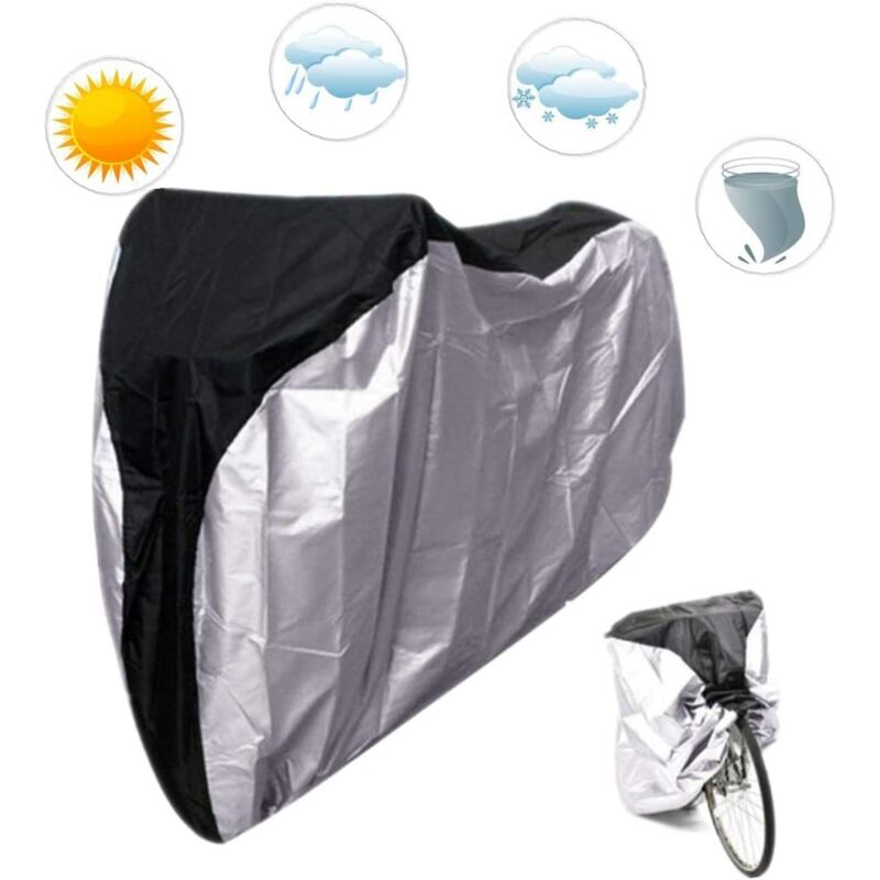 Wasserdichte Fahrradabdeckung – Dylon-polyester – Maße 200 X 70 X 110 Cm – Schutz Vor Regen Und Staub