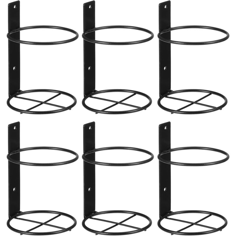 Set Mit 6 Vintage-wandregalen Aus Eisen, Weinflaschenhalter, Flaschenablagen