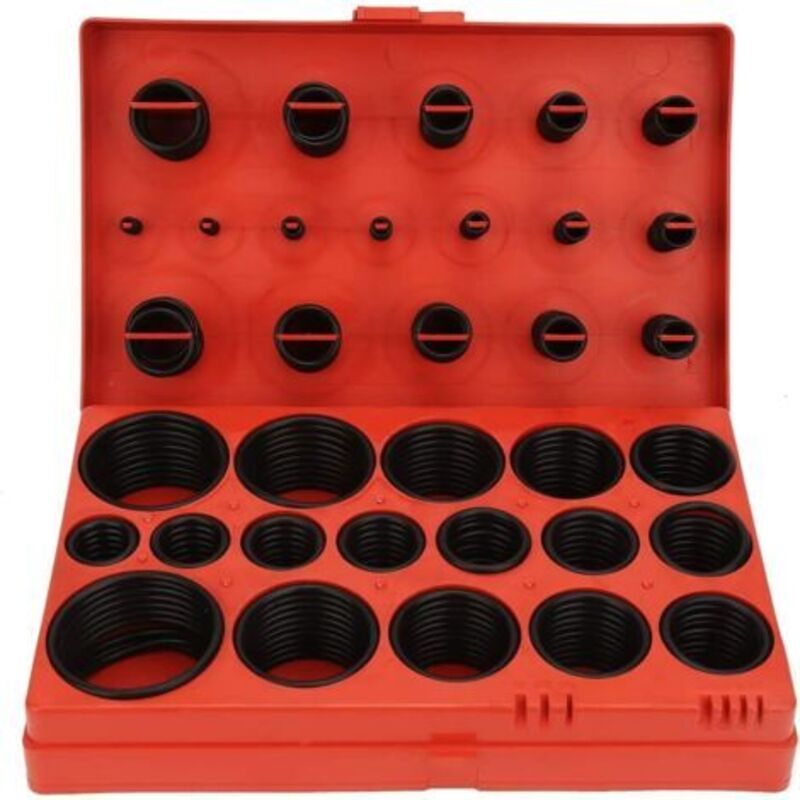 O-ring-set – 419 Stück, 32 Größen, Sortierte Schwarze O-ringe, Dichtungssatz, Universelles Gummi-o-ring-set Mit Box