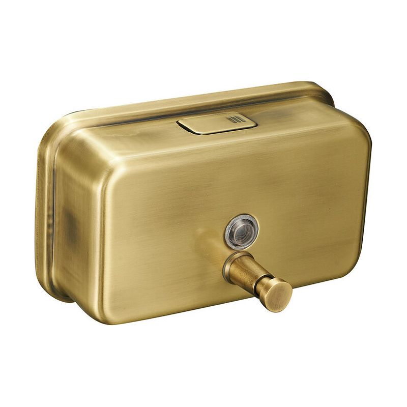 Wandseifenspender (1200 Ml), Handlich, Gebürstetes Gold, Für Shampoo Und Duschgel