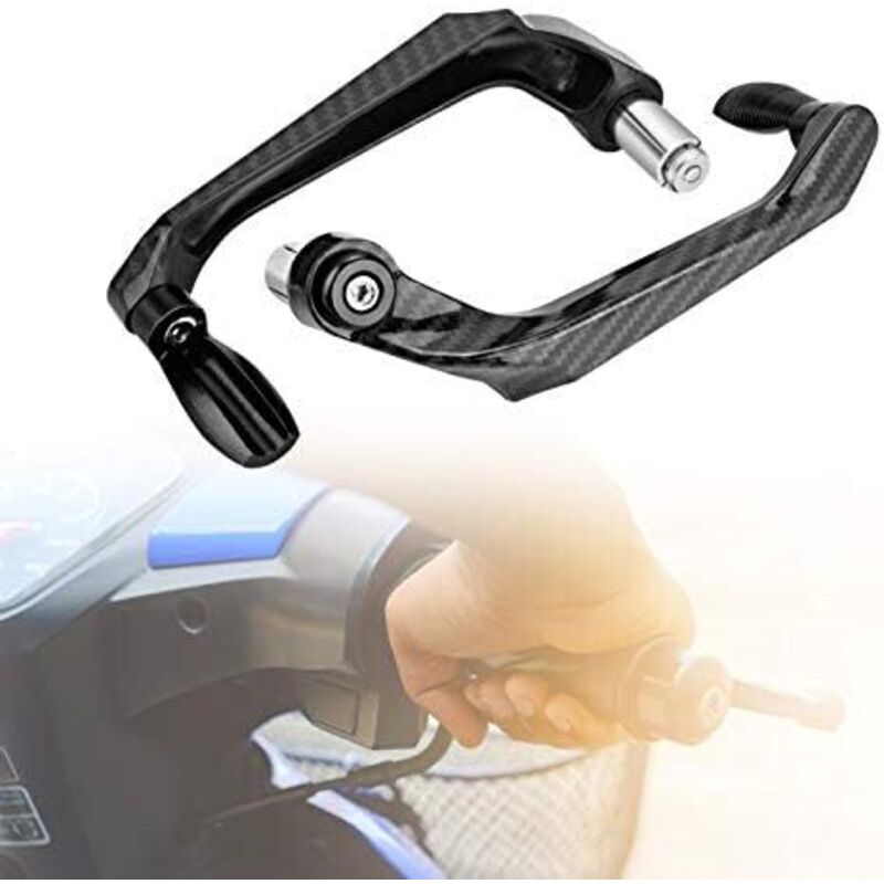 Motorrad-lenkerschutz, Motorrad-lenkerschutz-handschutz, 7/8" 22 Mm Brems- Und Kupplungshebelschutz-handschutz, Geeignet Für Motorräder Und Elektroautos (schwarz)