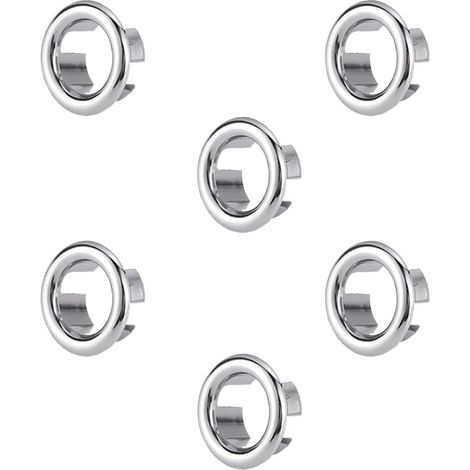 Überlaufringe Für Spülbecken, 6er-set, Überlaufringe, Überlaufstopfen, Überlaufringe Für Spülbecken, Geeignet Für Badezimmer, Küchen Und Spülbecken.