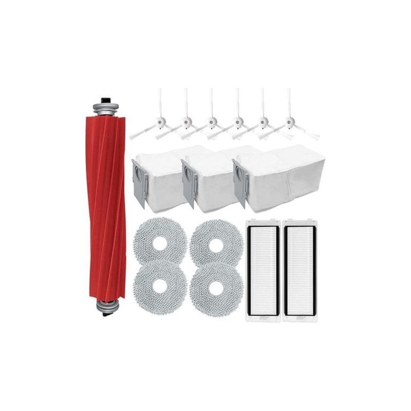 Set Mit 16 Ersatzteilen Für Den Roborock Q Revo/roborock P10 Saugroboter, Inklusive Hauptbürste, Wischtuch Und S