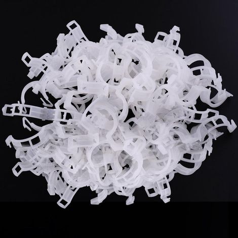 Packung Mit 100 Pflanzenstützclips Für Gemüse, Tomaten Und Weinreben