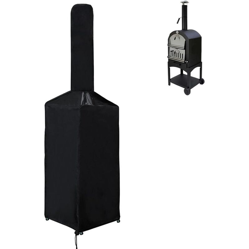 Schutzhülle Für Pizzaofen Im Freien – Wasserdichtes 210d Oxford-gewebe – Maße: 165 X 65 X 45 Cm – Uv- Und Rostschutz