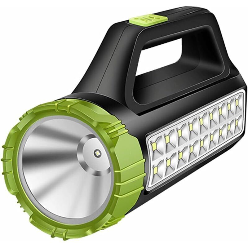 Wiederaufladbare Handtaschenlampe Mit Hochleistungs-leds, Multifunktionslampe, Intelligentem Energiesparmodus Und Langer Standby-zeit Für Outdoor-aktivitäten Und Camping