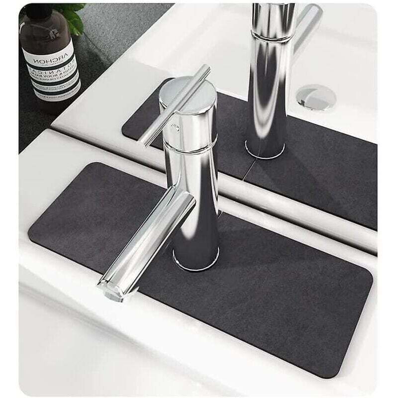Wasserhahn-spritzschutz, Wasserhahn-spritzfilter, Abtropfmatte Für Küchenarbeitsplatten, Spülbecken-spritzschutz, Spülbeckenmatte, Geschirrtrockenmatte, Tropfwasserauffangset Für Wasserhähne