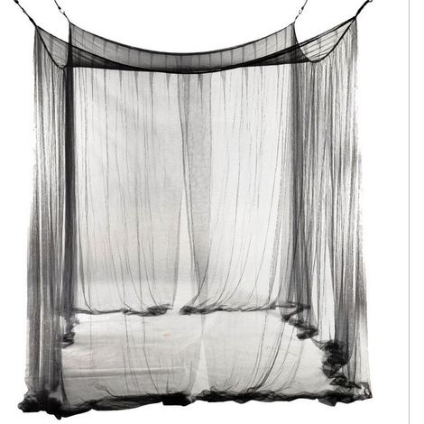 Moskitonetz Mit Vier Türen Für Doppelbetten, Großes Einzelmoskitonetz Aus Polyester Für Reisen Und Zuhause – 190 X 210 X 240 Cm
