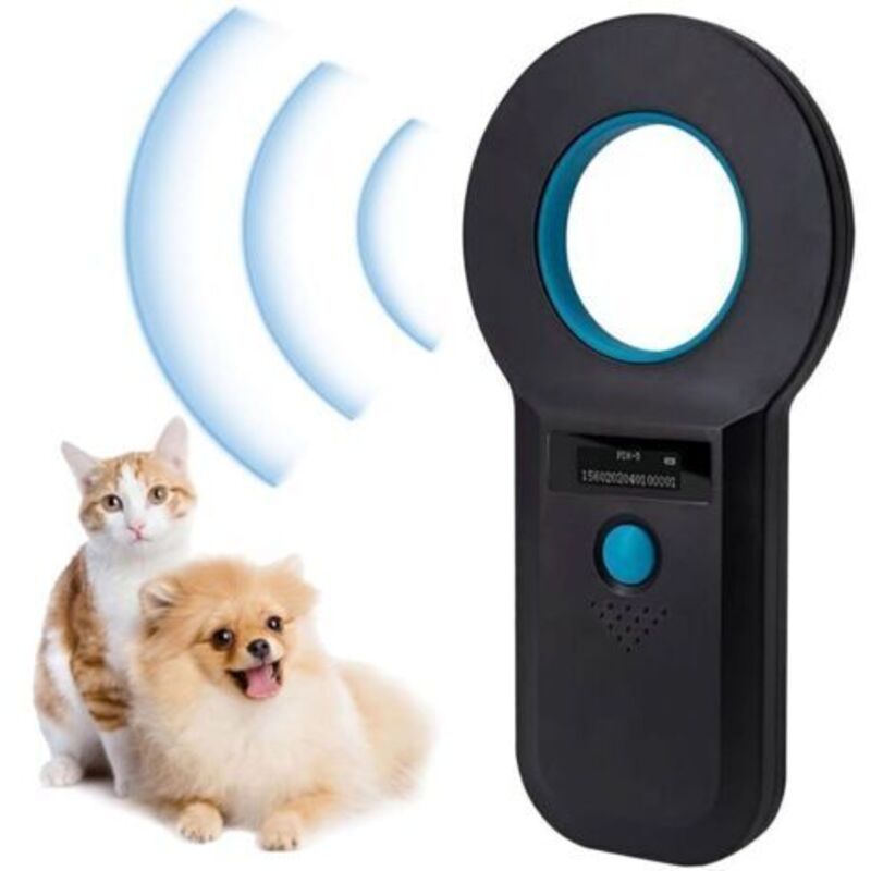 Mikrochip-lesegerät Für Haustiere, Mikrochip-detektor, Rfid-chip-lesegerät/scanner 134,2 Khz/125 Khz, Tragbares Chip-lesegerät Mit Oled-display Für Iso11784/11785/fdx-b/emid-lesegeräte