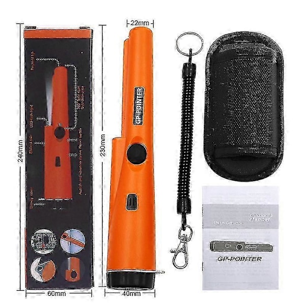 Garrett Pro-pointer At Wasserdichter Metalldetektor Für Die Gold- Und Schatzsuche (orange)