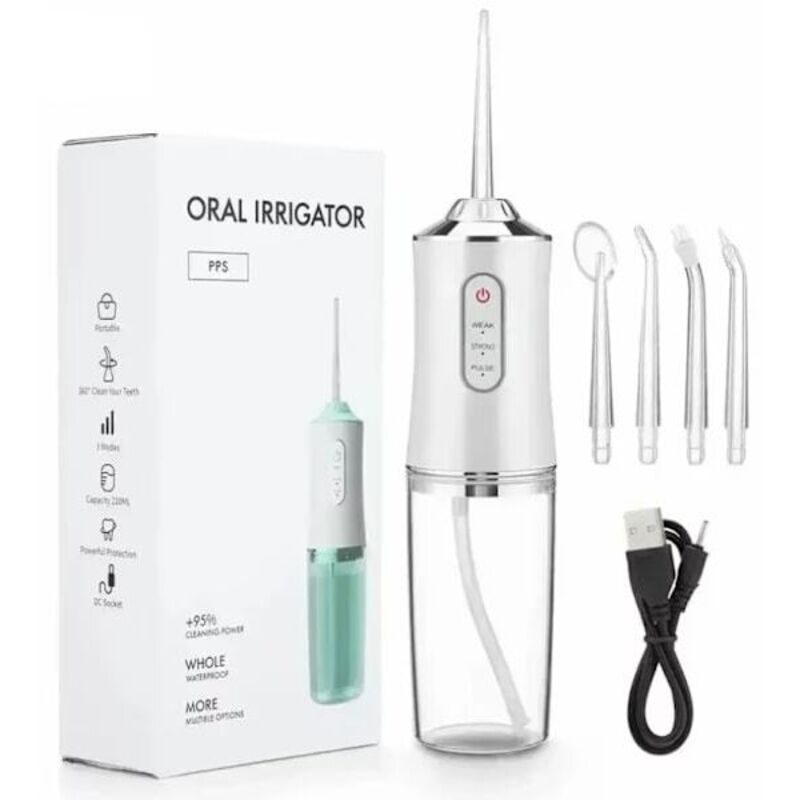 Spotlight Dental Water Flosser – Professioneller Und Tragbarer Weißer Munddusche
