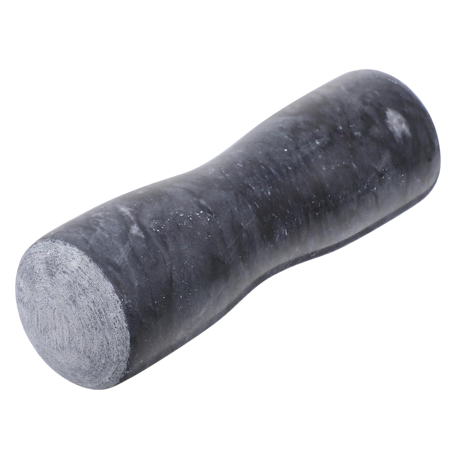 Polierter Steinstößel Für Laborzwecke. Leistungsstarke, Tragbare Mühle Zum Zerkleinern Von Knoblauch, Tabletten Und Eis. Leicht Zu Reinigender Mörser Für Präzises Mahlen.