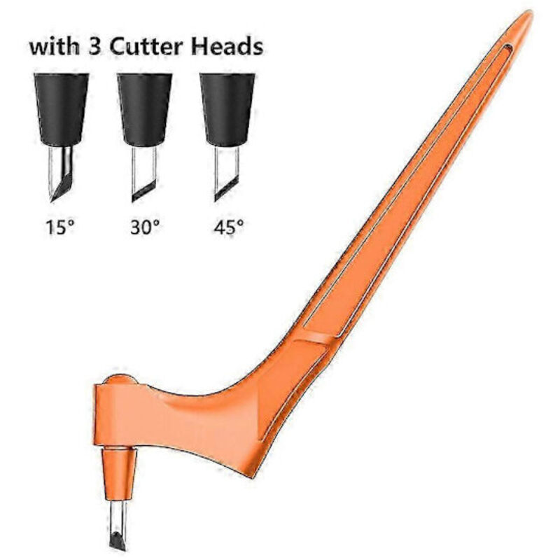 Gyro Cut Bastelwerkzeug Aus Edelstahl, 360°-kreiselschneider, Kreisel-sicherheitsmesser, Orangefarbenes Künstler-schneidwerkzeug