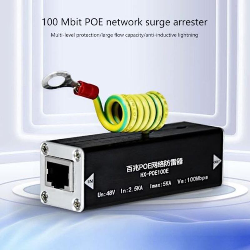 Zuverlässiger Ethernet-überspannungsschutz Für Außenumgebungen, Unterstützt Übertragungsgeschwindigkeiten Von 1000 Mbit/s