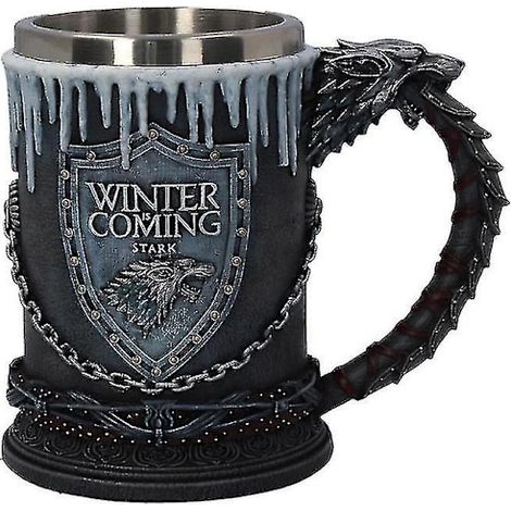 Game Of Thrones Becher, Edelstahl- Und 3d-harzbecher, Bierkrug, Kaffee- Oder Weinglas.