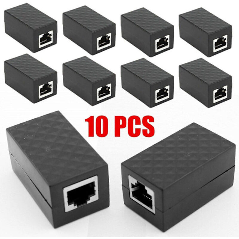 Packung Mit 10 Rj45-überspannungsschutzsteckern / Ethernet-überspannungsschutzsteckern (geräteschutz)