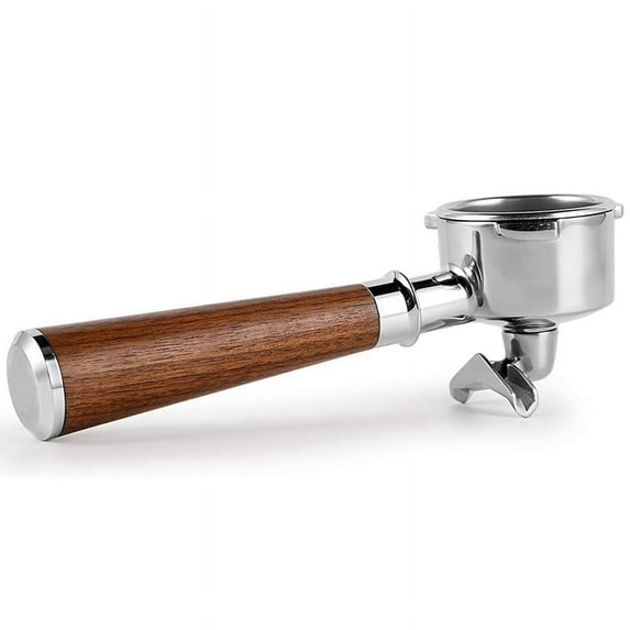 54-mm-espressofilterhalter, Doppelauslauf-kaffeefilterhalter Mit Edelstahlfilterhalter Und
