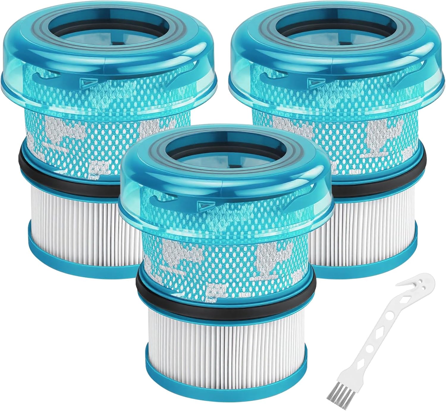Ersatz-hepa-filter Für Dyson V16 Piston Animal Und Dyson V16 Piston Animal Submarine Ds60 Staubsauger (nass- Und Trockensauger) – 3er-pack Filter + 1 Reinigungsbürste