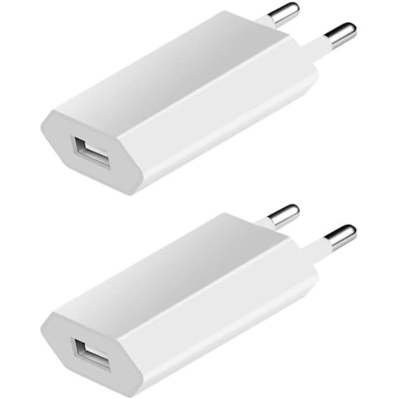 2er-pack Usb-schnellladegeräte Mit Universellem Reiseadapter