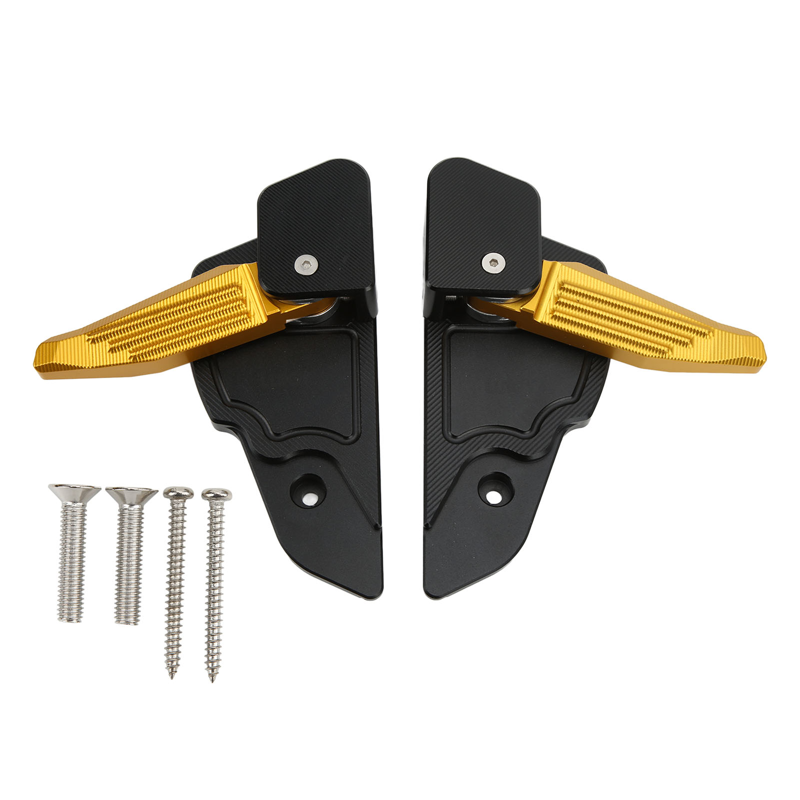 1 Paar Motorrad-fußrasten Hinten, Ersatz-metall-klapppedale Für Vespa Primavera Sprint 125 150 2017 – 2020 Gold.