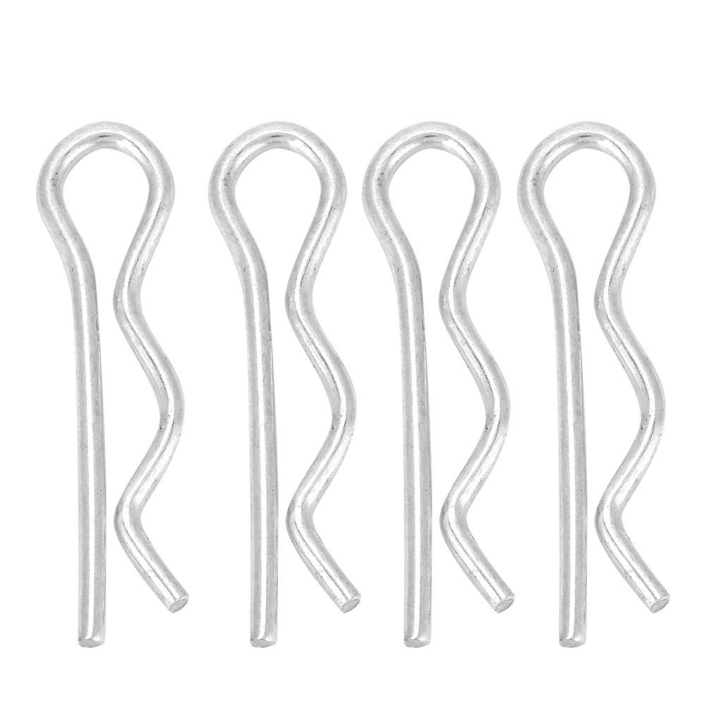 Stift, Verzinktes Eisen Typ R Stift-zu-stift-klammern Federklammern Haarnadel Verzinkte Halteplatten 1,6/1,8/2/2,5 Mm (1,8 35 Mm (30 Stück)).
