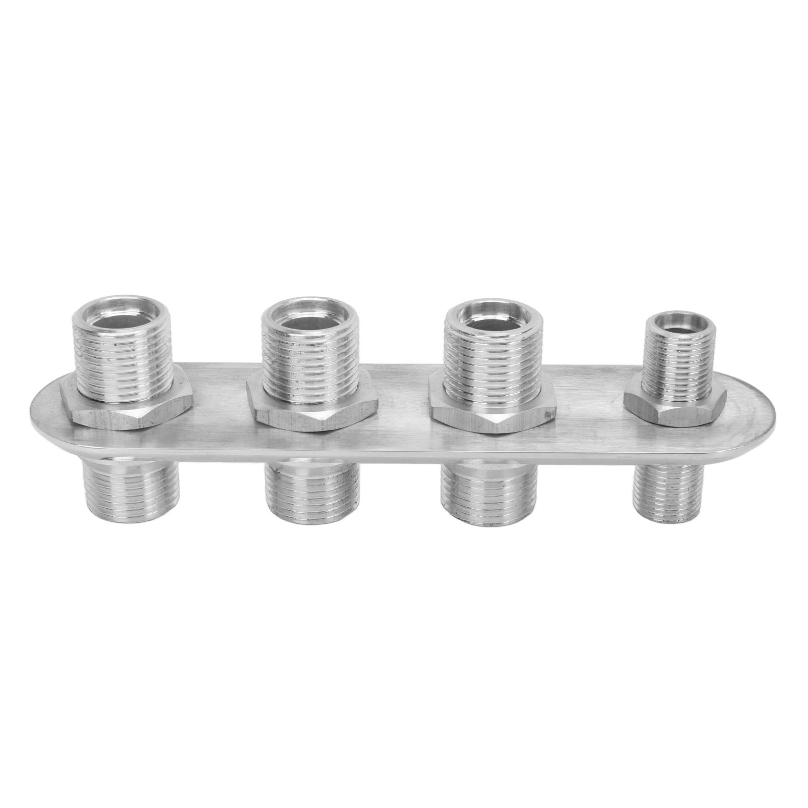 Zuverlässiger Schlauchanschluss Aus Silberfarbener Aluminiumlegierung, Ac 181153 100 Schottwandanschluss, 4-port-ersatz Für Chevy Chevelle.