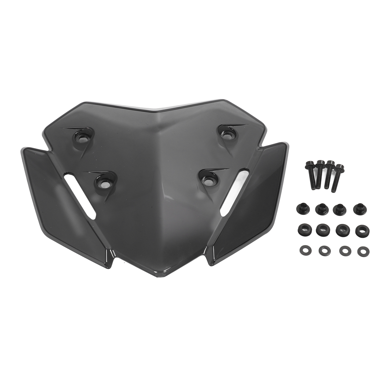 Motorrad-windschutzscheibenschutz, Luftstrom-windabweiser Für Xmax 125 250 300, Durchscheinend Grau.