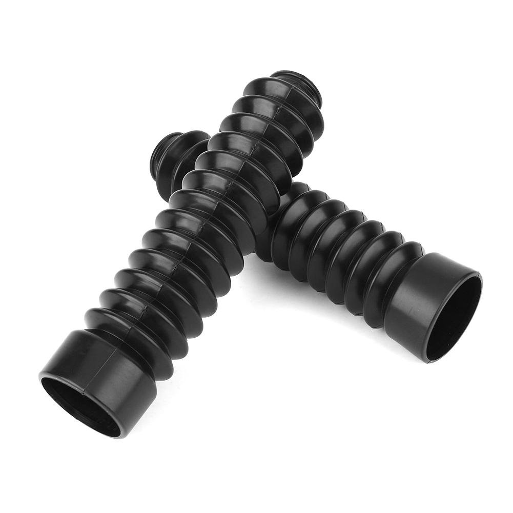 Motorrad-gabelschutz, 2er-pack Motorrad-gabel-staubschutz Stoßdämpferschutz, Universal-gabelschutzmanschetten, Schwarz.