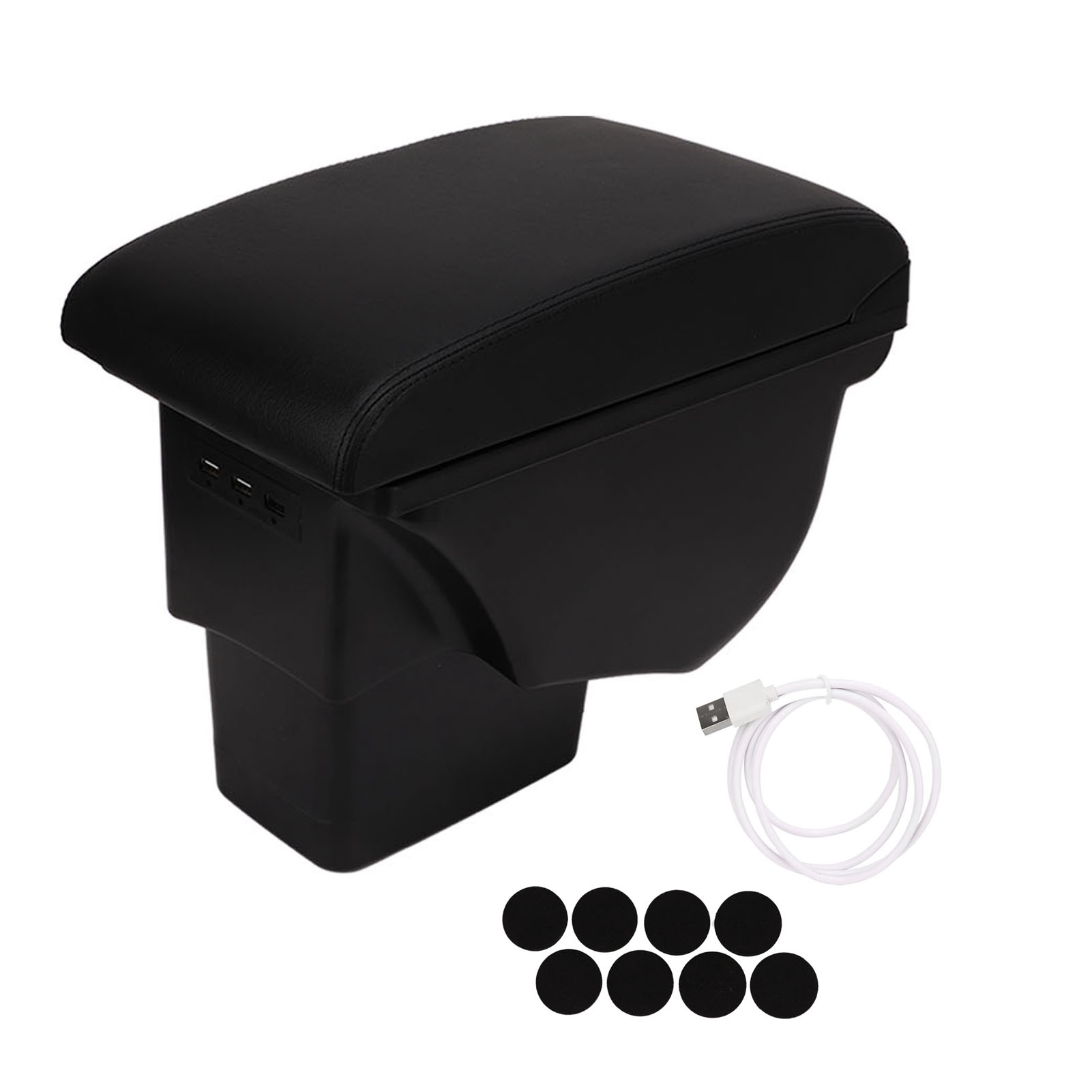 Doppellagige Mittelarmlehne Mit 3 Usb-anschlüssen, Automatischer Austausch Der Innenausstattung Für Kia Soul 2006-2017