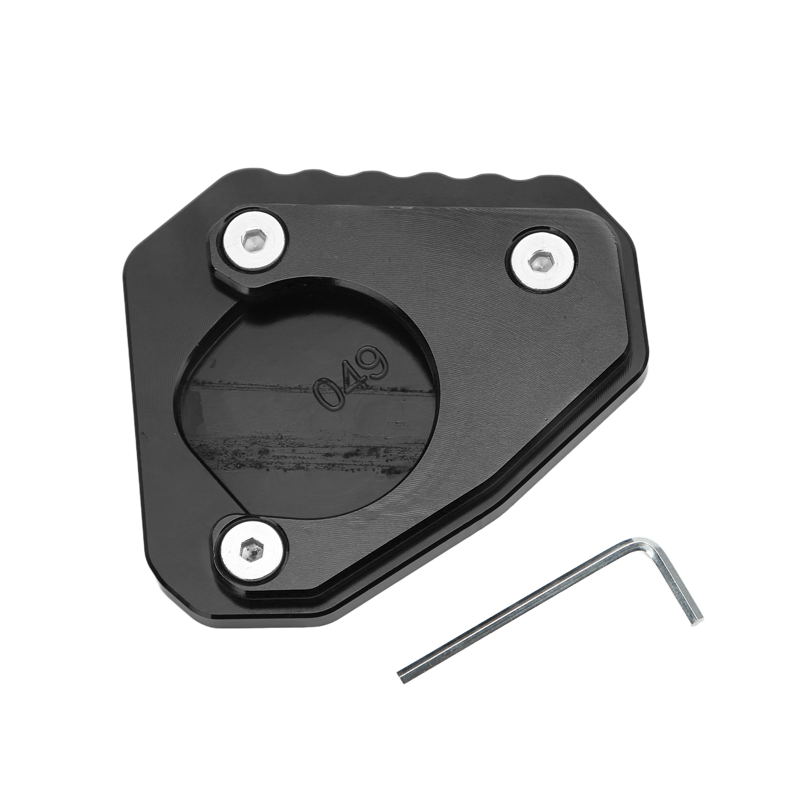 Motorrad-seitenständer-verlängerungsplatte, Ersatzteil Aus Aluminiumlegierung Für G310gs 2017-2018, Schwarz.