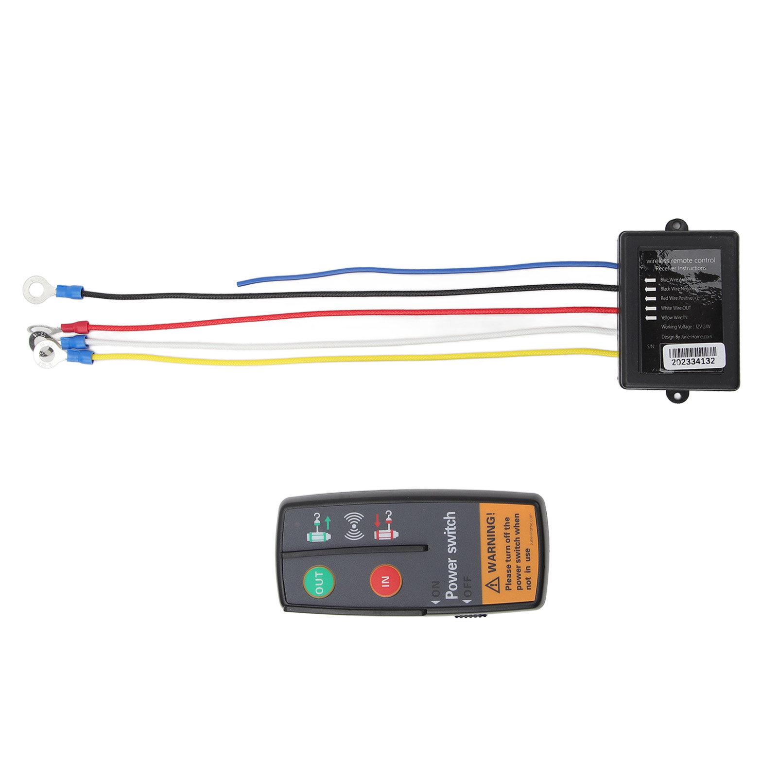 Dc 12v 24v 3 In 1 Drahtlose Seilwinden-fernbedienung, Robustes Handgerät Mit Schaltersteuerung Für Lkw, Atv Und Suv.
