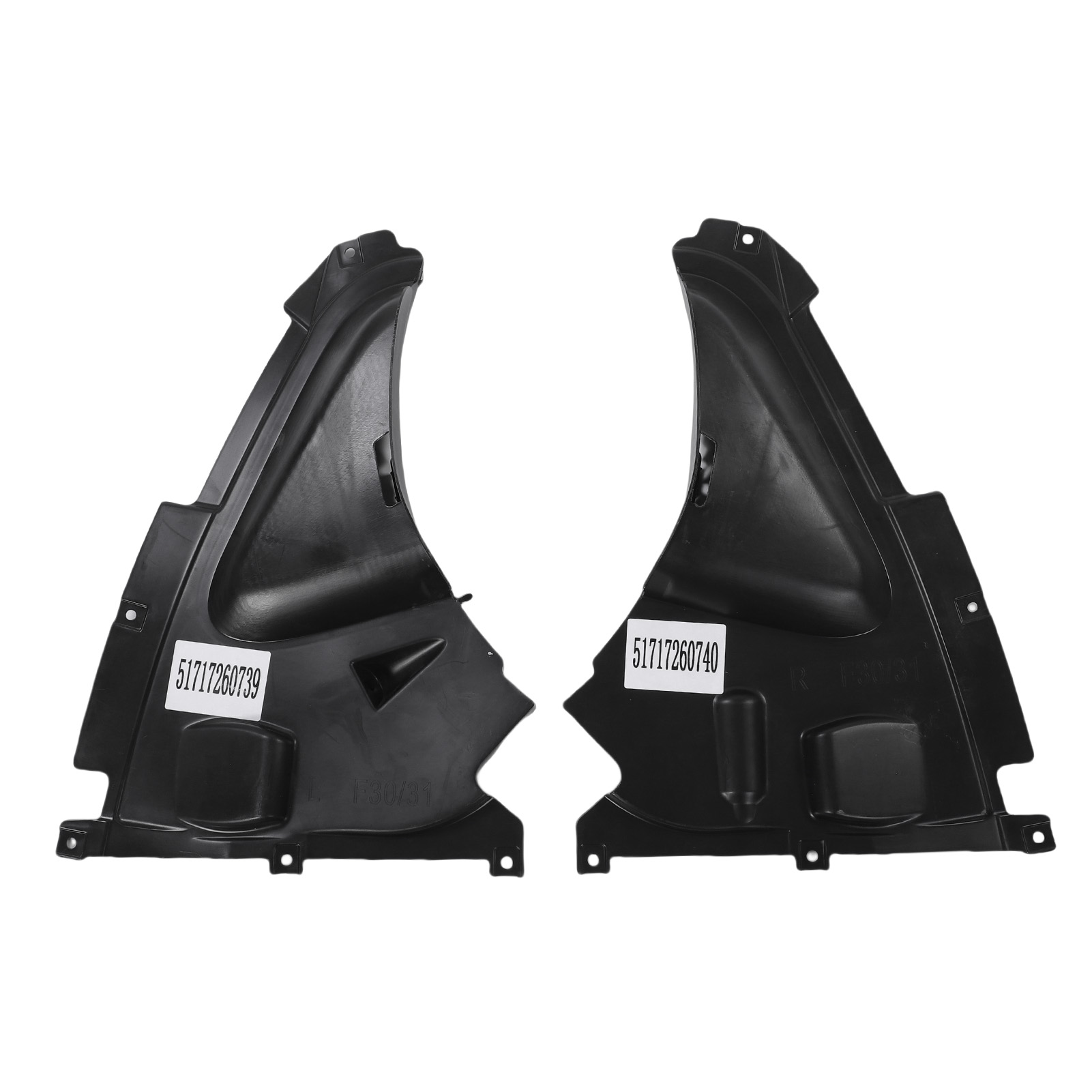 Spritzschutz Für Vorderrad, 2-teilig, Für 320i, 328d, 328i, 330e, 330i, 335i, 340i Basismodell 51717260739