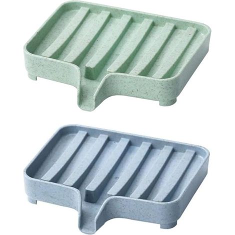 Tragbare, Selbstentleerende Seifenschale Für Bad Und Küche – Seifenbox Mit Schnellablauf – 2 Stück