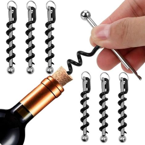 Set Mit 7 Kompakten, Tragbaren Korkenziehern Für Zuhause, Küche, Hotel, Bar, Restaurant, Reisen Und Camping